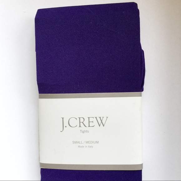 J. Crew Accessories - J. Crew Purple Tights Small /Medium NWT